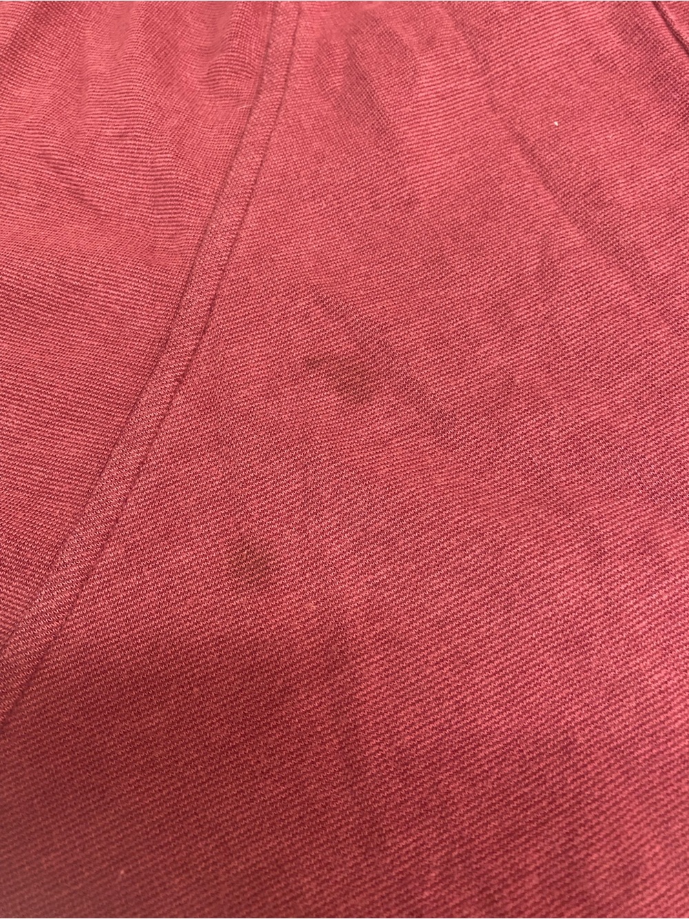 Magellan Sportswear Red Open Front Draped Cardigan Sweater Women’s Large - Picture 5 of 5